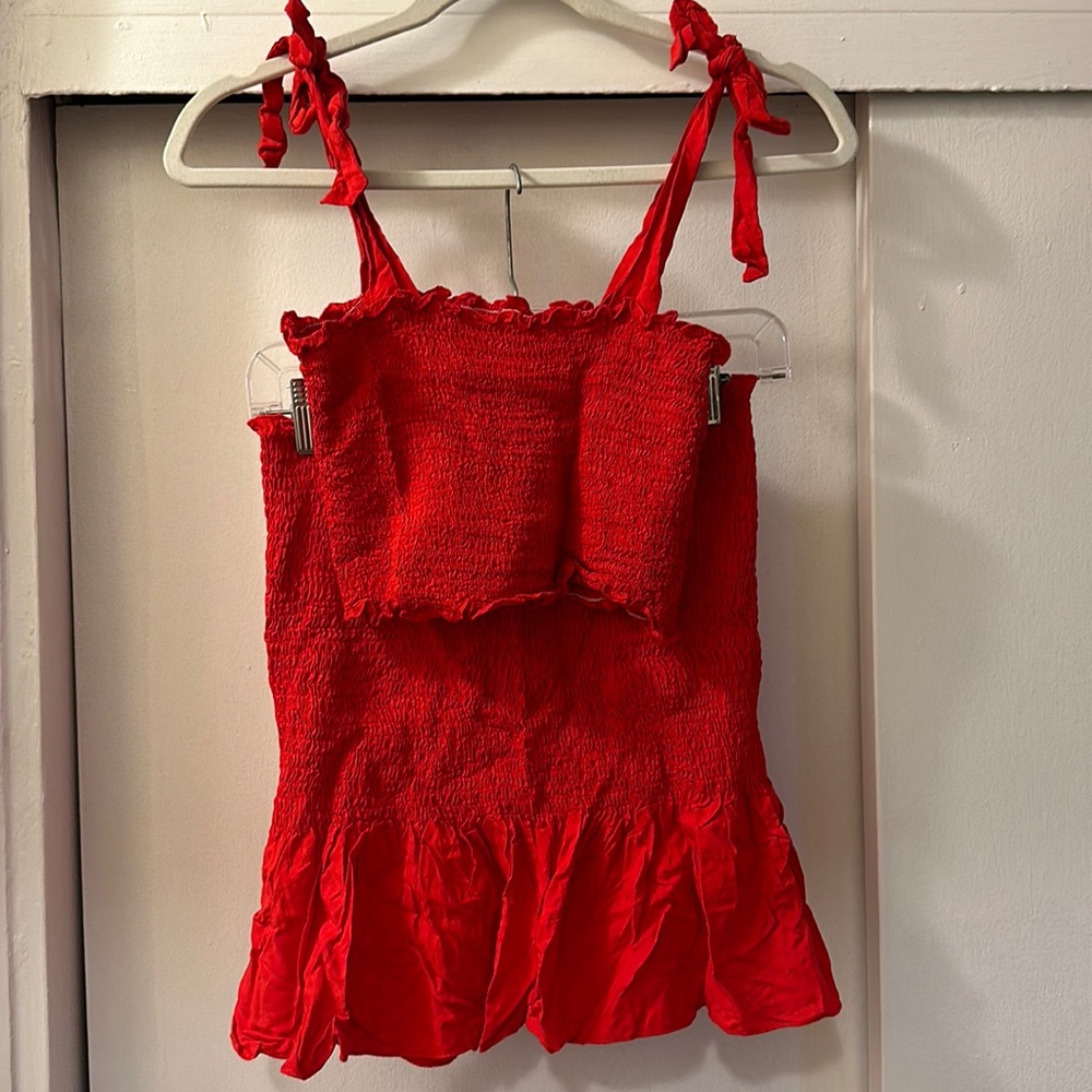 Red two piece set